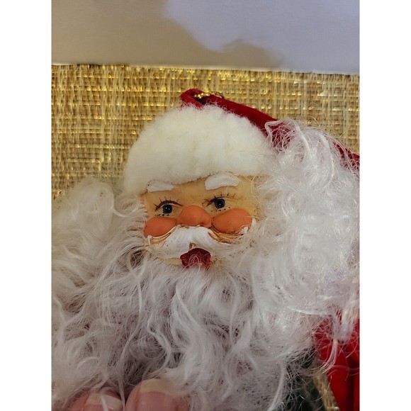 MCM Santa Elf Shelf Sitter Knee Hugger Christmas Pixie Bendable 11” Taiwan FLAW - Picture 4 of 8